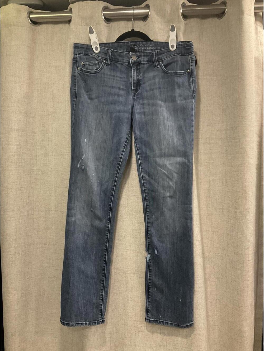 GAP real Straight Leg Medium Indigo Womens Jeans Size 10/30A